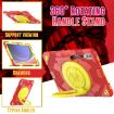 Samsung Galaxy Tab S9+/S10+ Spider Handle Silicone Case (Yellow Red) - 4
