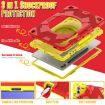 Samsung Galaxy Tab S9+/S10+ Spider Handle Silicone Case (Yellow Red) - 5