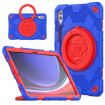 Galaxy Tab S9+/S10+ Red Blue Spider Rotation Handle Case - 1