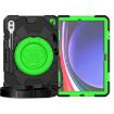 Samsung Galaxy Tab S9+/S10+ Black Green Spider Handle Case - 2