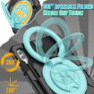 Galaxy Tab S9+/S10+ Spider Handle Silicone PC Case (Black Light Blue) - 6