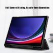 Samsung Galaxy Tab S9+ Black Acrylic Smart Leather Case - 5