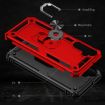 Shockproof Red TPU + PC Phone Case with Holder for Galaxy A05s - 3