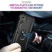 Samsung Galaxy A06 4G Shockproof TPU+PC Case with Holder Black - 6