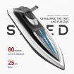 B8 Red High Speed Long Endurance RC Boat with Double Propeller - 5