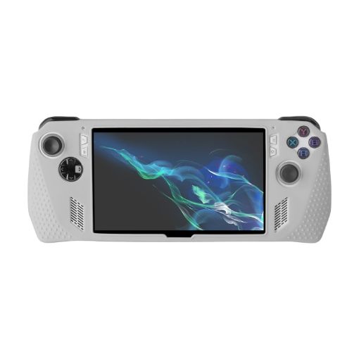 ASUS ROG Ally Gaming Console Case - Grey White Silicone Cover - 1
