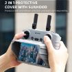 DJI RC 2 Remote Silicone Case with Hood - Shockproof, Anti-scratch, Grey - 3