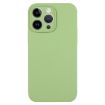 iPhone 14 Pro Mint Green Silicone Phone Case - Fine Pore Design - 1
