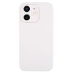 iPhone 12 White Liquid Silicone Fine Pore Phone Case - 1