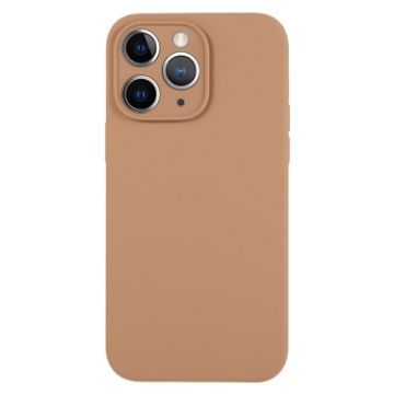 iPhone 11 Pro Max Light Brown Liquid Silicone Phone Case - 1
