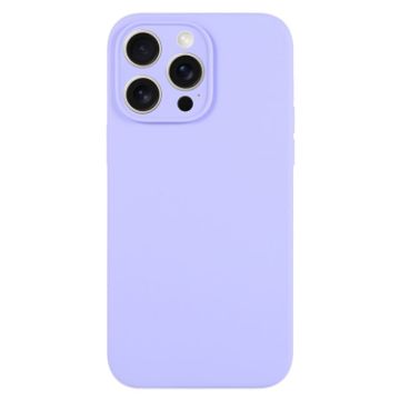 iPhone 16 Pro Max Light Purple Liquid Silicone Phone Case - 1