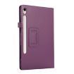 Samsung Galaxy Tab S9 Ultra Leather Case with Holder, Purple - 2