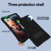 Samsung Galaxy Tab S9+ Black Silicone Case with Holder - 5