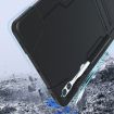Samsung Galaxy Tab S9+ Black Silicone Case with Holder - 6