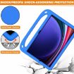 Galaxy Tab S9+ Blue EVA Shockproof Case with Holder - 5