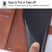 OPPO A5X 4G/5G Embossed Leather Flip Case (Brown) - 6