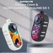 Insta360 GO 3 Cooling Case Stickers Wrap with Strap (White) - 3