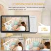 ABM700 5" Wireless Video Baby Monitor with Night Vision (US Plug) - 5