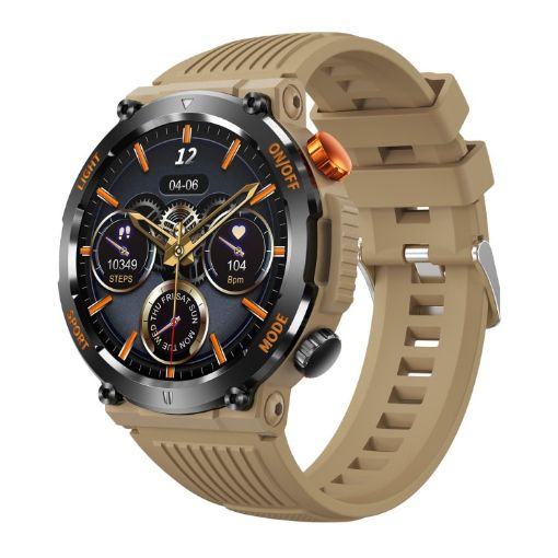 HT17 1.46" Round Bluetooth Smart Watch, Health & 100+ Sports Modes - 1