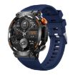 HT17 1.46" Round Screen Smartwatch, Health Monitoring, 100+ Sports (Blue) - 1