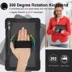 Samsung Galaxy Tab S9+ 360 Rotation Silicone Case (Black) - 2