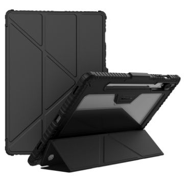 NILLKIN Bumper Pro Leather Case for Samsung Galaxy Tab S9+ (Black) - 1