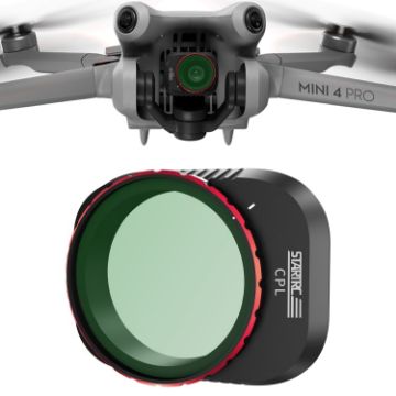 DJI Mini 4 Pro STARTRC Drone Adjustable CPL Lens Filter - 1