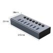 ORICO 7-Port USB 3.0 HUB with Switches (AU Plug) - 3