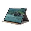iPad Pro 13 2024 Leather Sucker Case - Brown Litchi Texture - 5