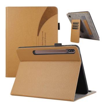 Litchi Texture Leather Tablet Case for Samsung Galaxy Tab S9/S8/S7 - 1