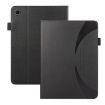 Samsung Galaxy Tab A8 Litchi Leather Sucker Case - Black - 2