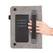 Samsung Galaxy Tab A8 Litchi Leather Sucker Case - Black - 6