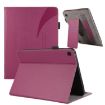 Samsung Galaxy Tab A8 Litchi Leather Tablet Case (Purple) - 1