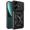 Infinix Hot 30 Black TPU+PC Case with Sliding Camera Cover - 1
