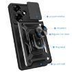 Infinix Hot 30 Black TPU+PC Case with Sliding Camera Cover - 3