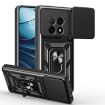 OPPO F29 Pro 5G TPU Hybrid PC Case with Sliding Camera Cover (Black) - 1