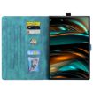 Samsung Galaxy Tab A8 X200 Sakura Cat Leather Case (Green) - 3
