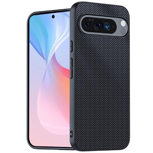 Google Pixel 10/10 Pro Ultra-thin Carbon Fiber Phone Case (Black) - 1