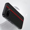 Google Pixel 9a Carbon Fiber Texture Phone Case (Black Red) - 4