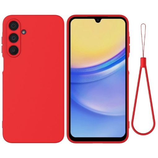 Samsung Galaxy A16 5G Red Silicone Dropproof Phone Case - 1