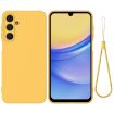 Samsung Galaxy A16 5G Yellow Liquid Silicone Dropproof Case - 1