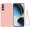 Samsung Galaxy A36 Pink Liquid Silicone Dropproof Case - 1