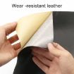 Dark Brown Self Adhesive Leather Patch for Sofa & Car Seat Repair - 4