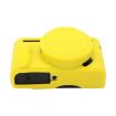 Yellow Soft Silicone Case with Lens Cover for Canon PowerShot G7 X Mark II - 5