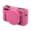 Canon PowerShot G7 X Mark II Silicone Case with Lens Cover, Rose Red - 2