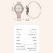 V66 1.28" BT5.0 Smart Watch, Heart Rate/Sleep, Steel Strap Gold - 3