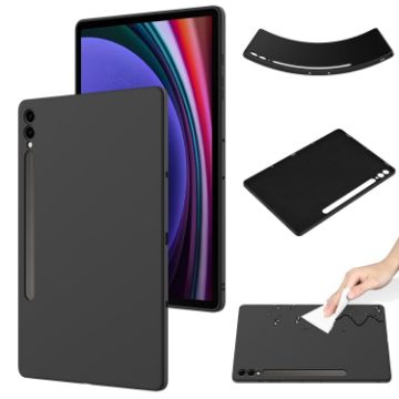 Samsung Galaxy Tab S9+ Black Silicone Shockproof Tablet Case - 1
