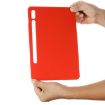 Samsung Galaxy Tab S10 FE/S10 Silicone Shockproof Case (Red) - 6