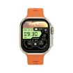iW9 Ultra 2.04" Smart Watch, BT Call, Heart Rate, Blood Oxygen (Orange Gold) - 3