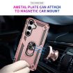 Samsung Galaxy S25+ 5G Shockproof Phone Case, Rose Gold, TPU + PC - 5